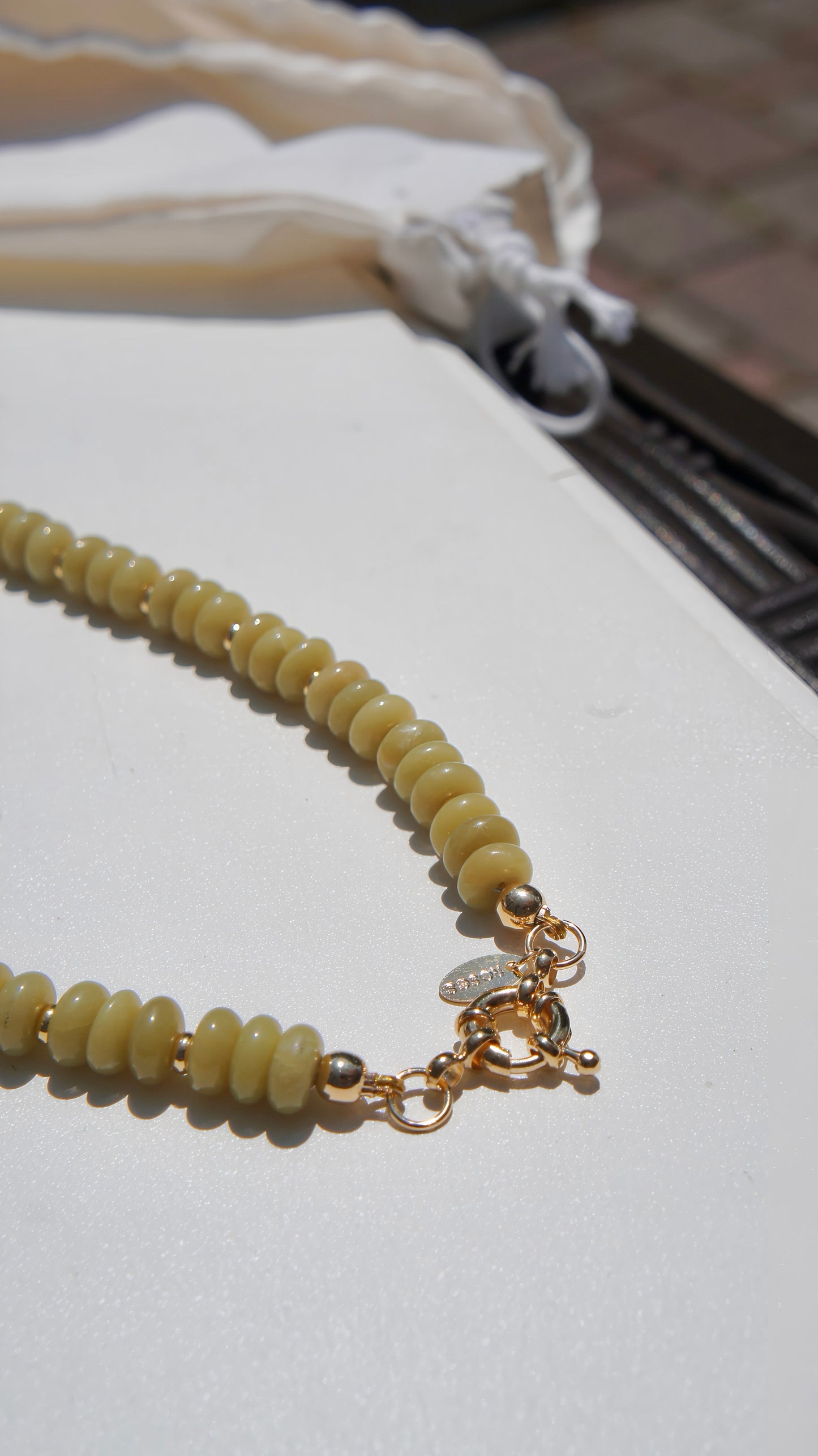 Olive Jade Necklace