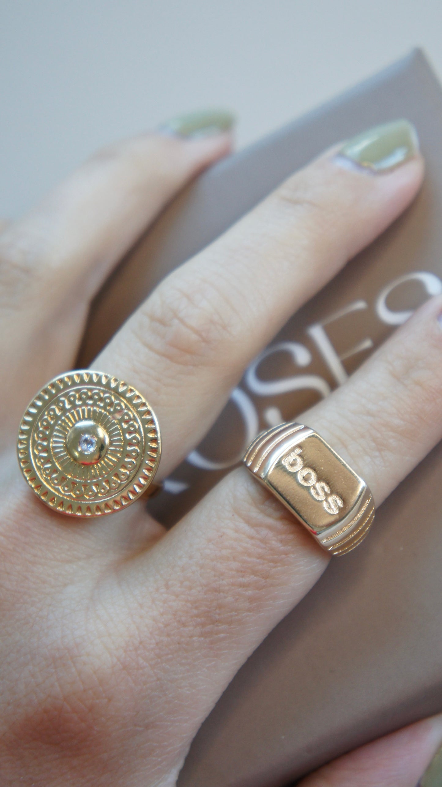 Boss Engraved Ring