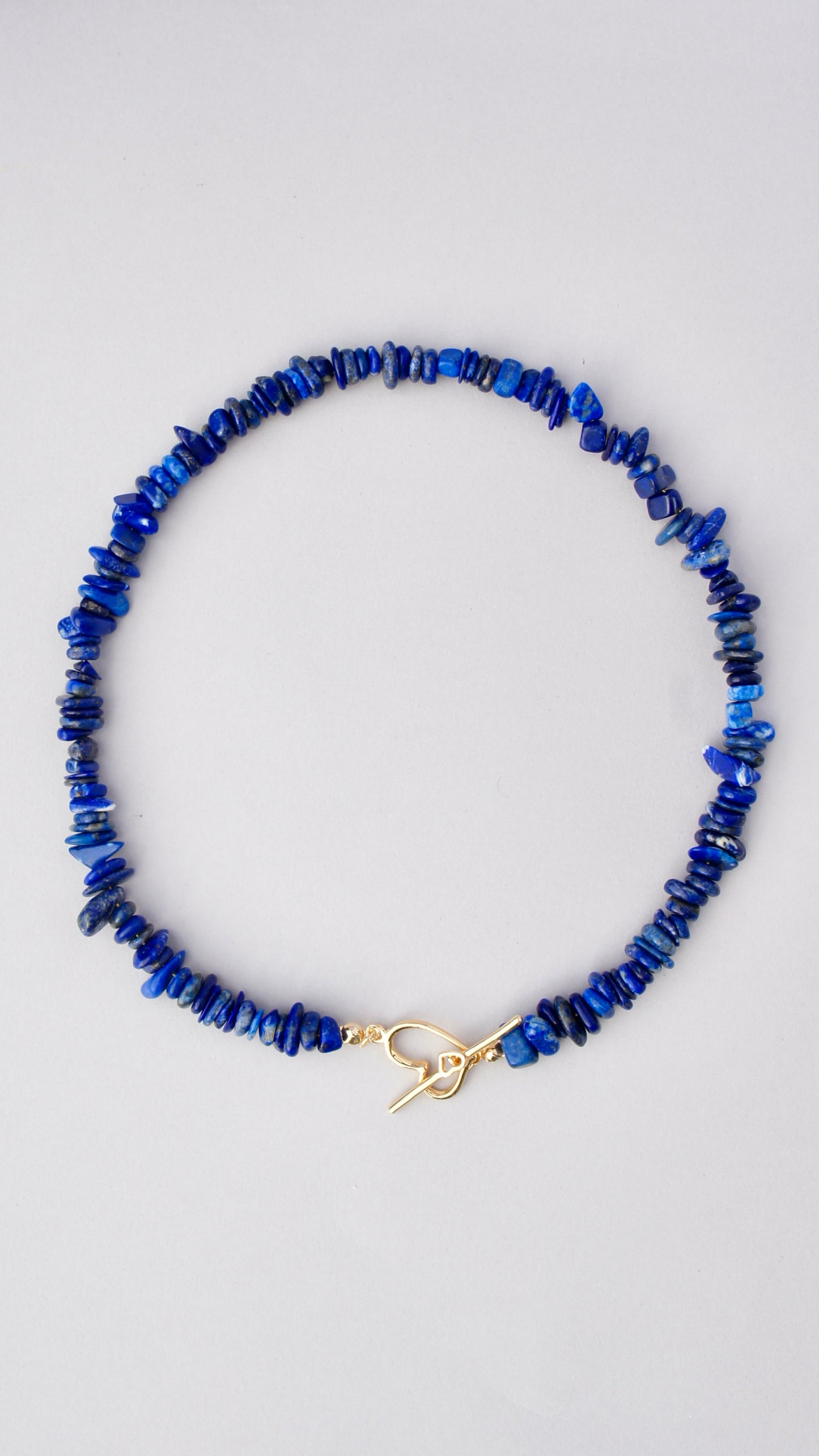 Hearted Clasp Lapis