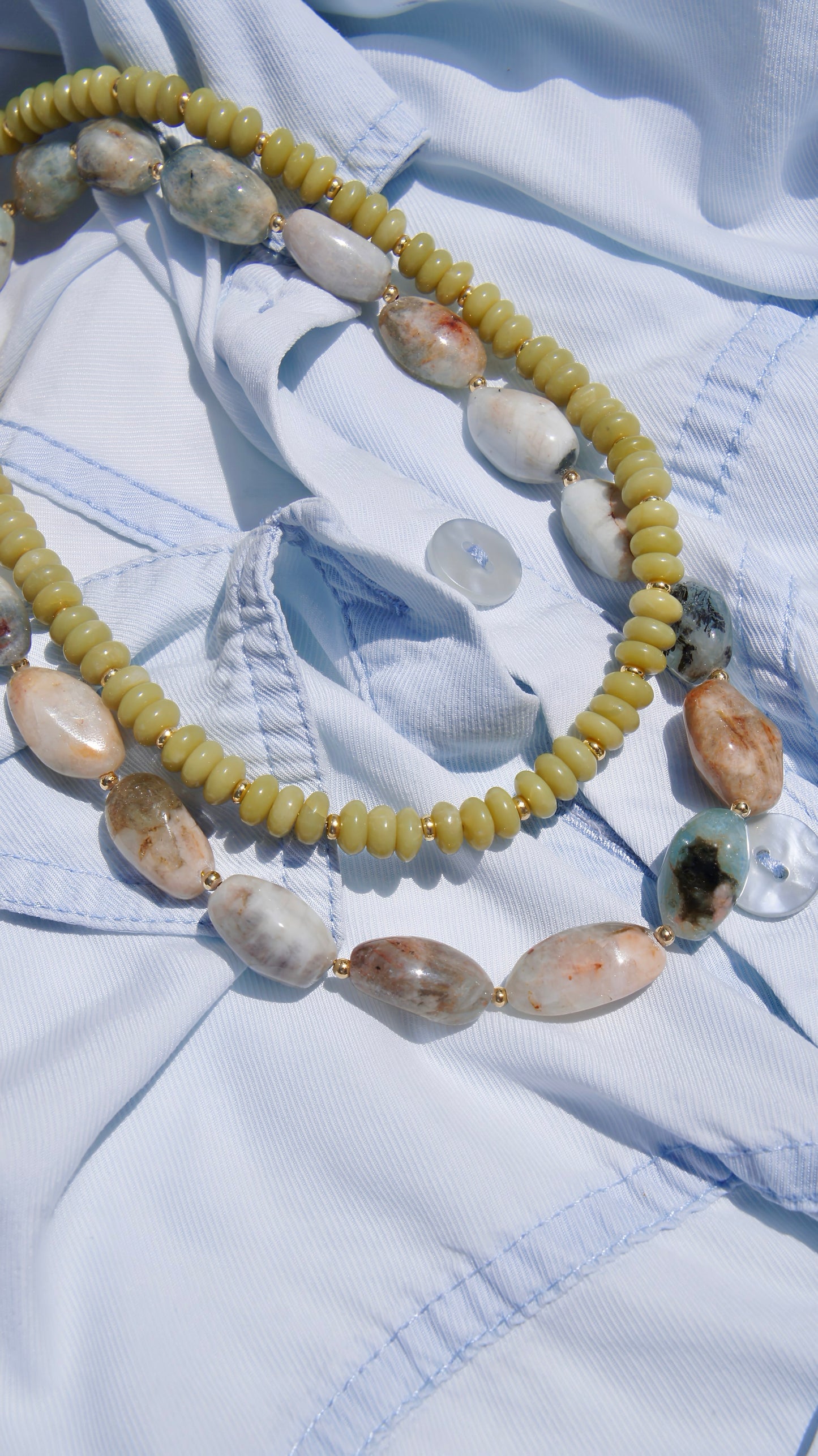 Olive Jade Necklace