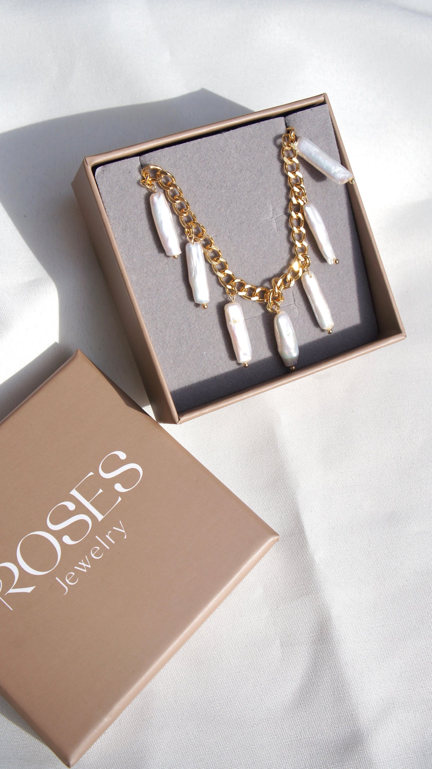 Adira Pearl Charm Necklace