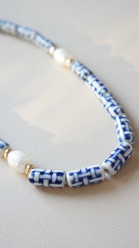 Porcelain Pearl Necklace