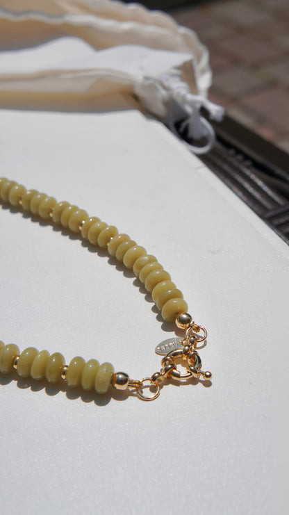 Olive Jade Necklace