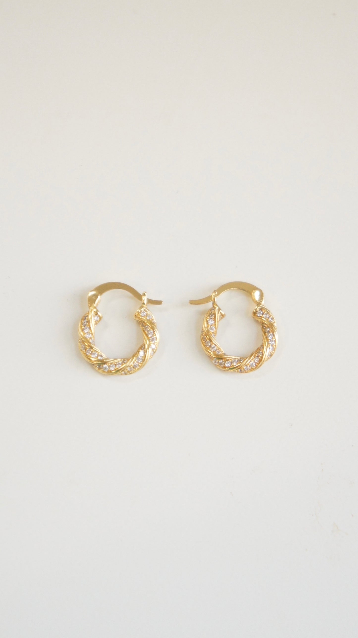 Twisted Zirconia Hoops
