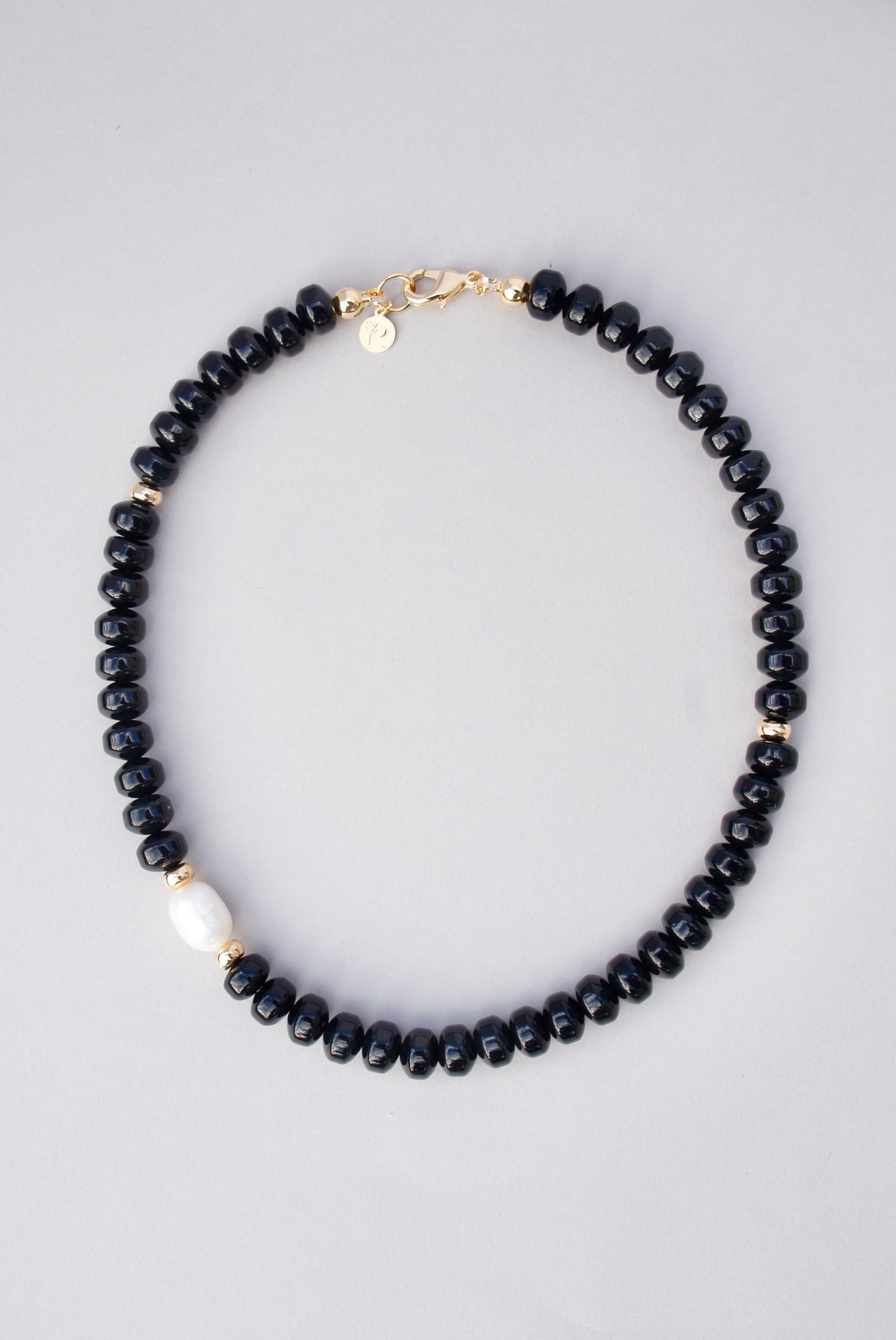 Moon & Onyx Necklace