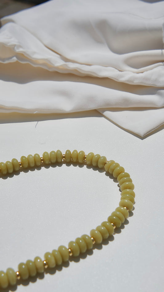 Olive Jade Necklace