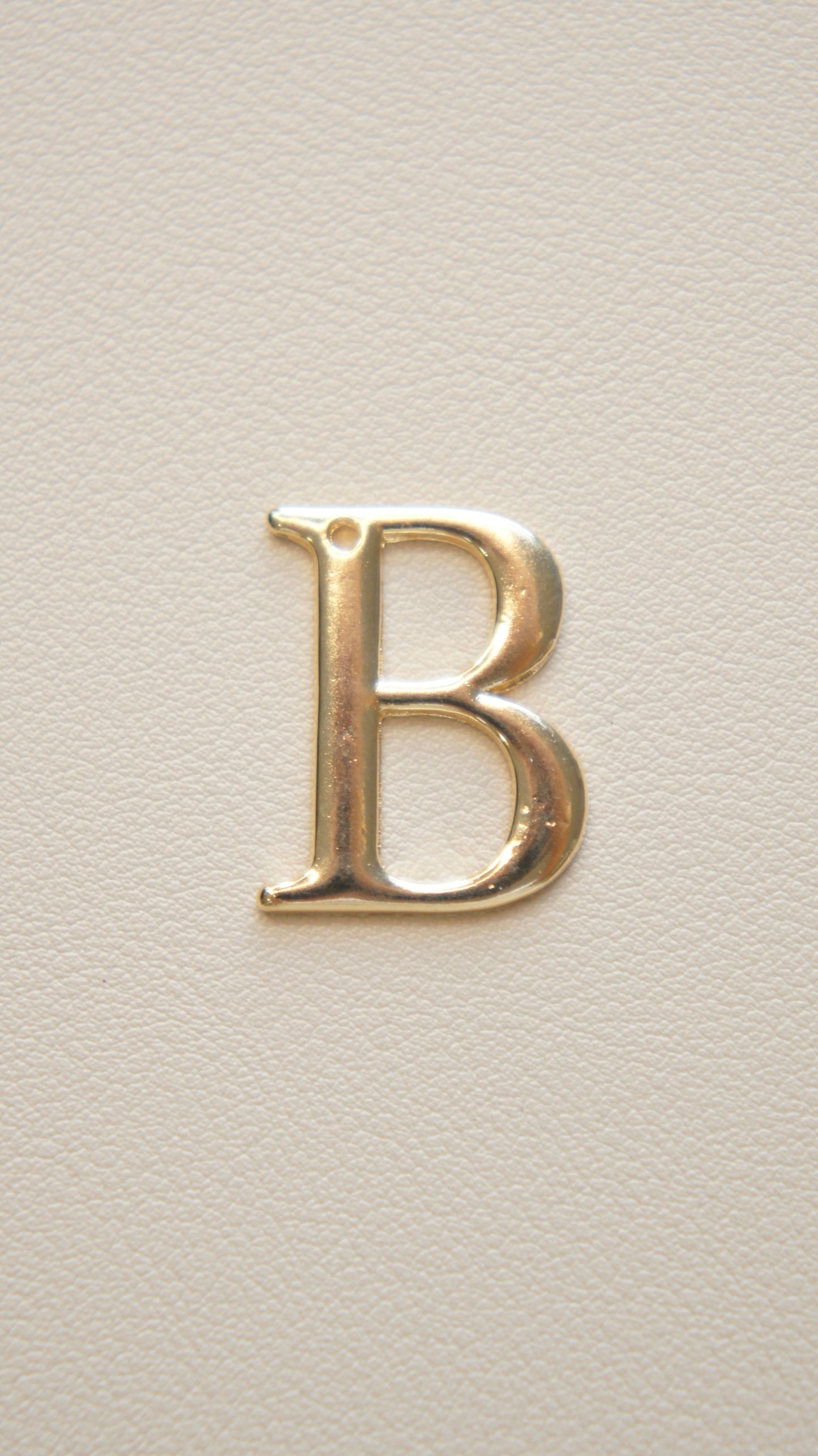 Large Flat Gold Initial