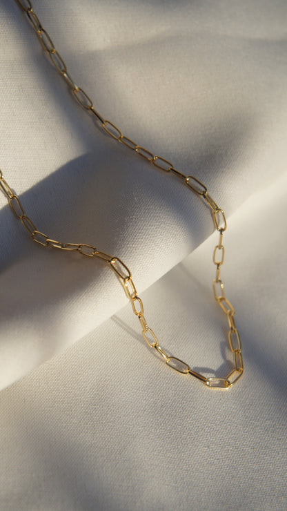 Paper Clip Chain Necklace