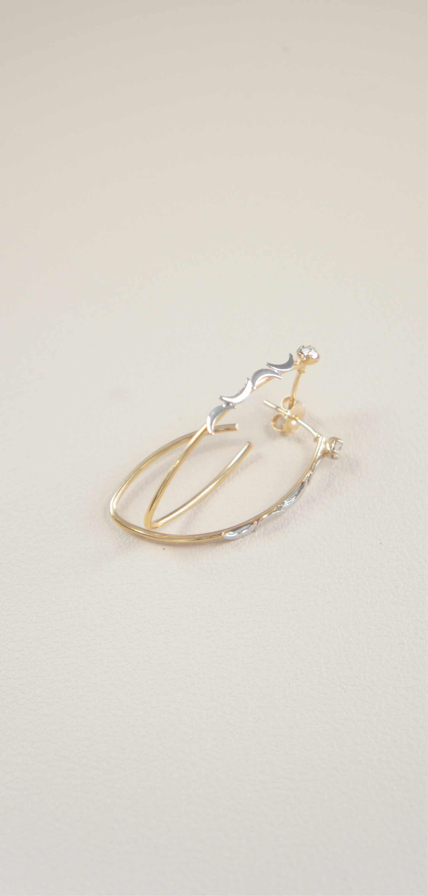 Luna Silver Hoops