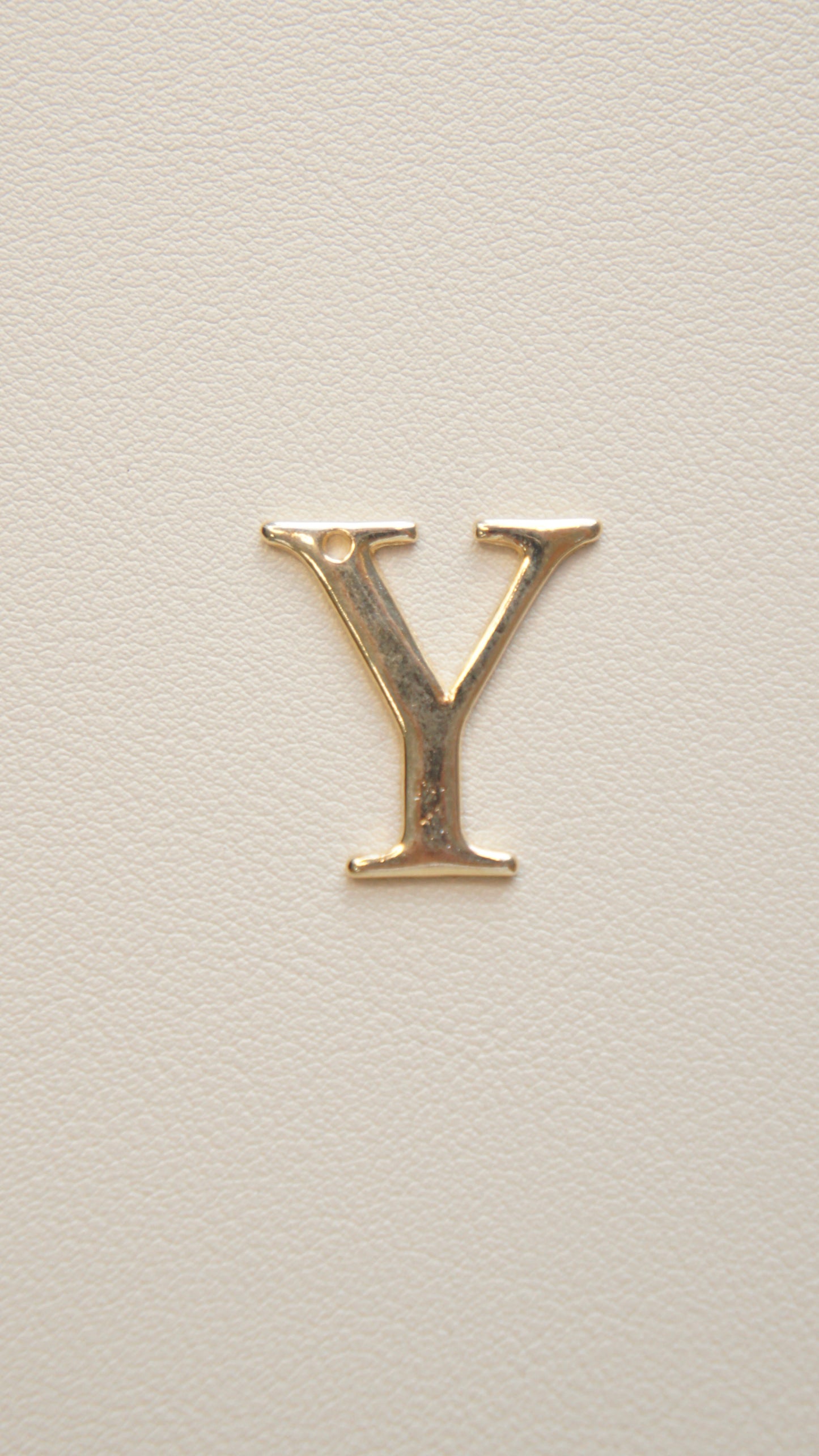 Large Flat Gold Initial