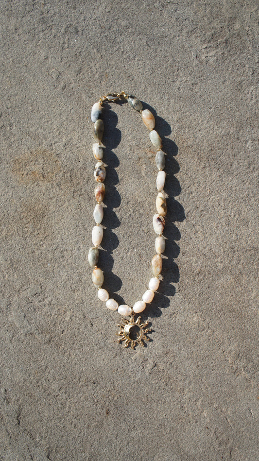 Solene Stone Necklace