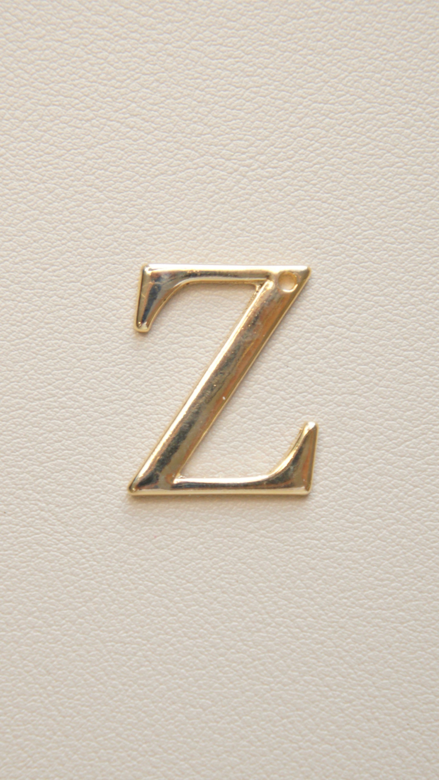 Large Flat Gold Initial