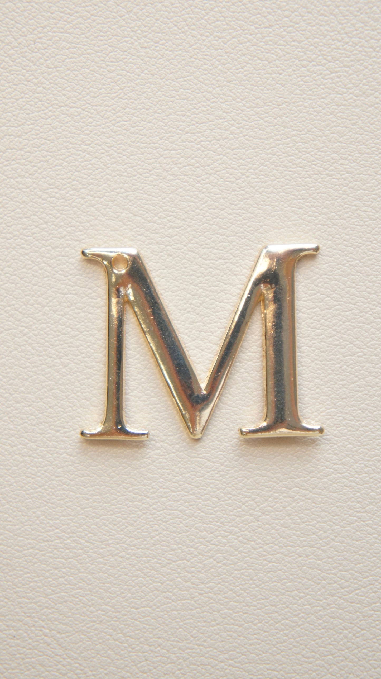 Large Flat Gold Initial