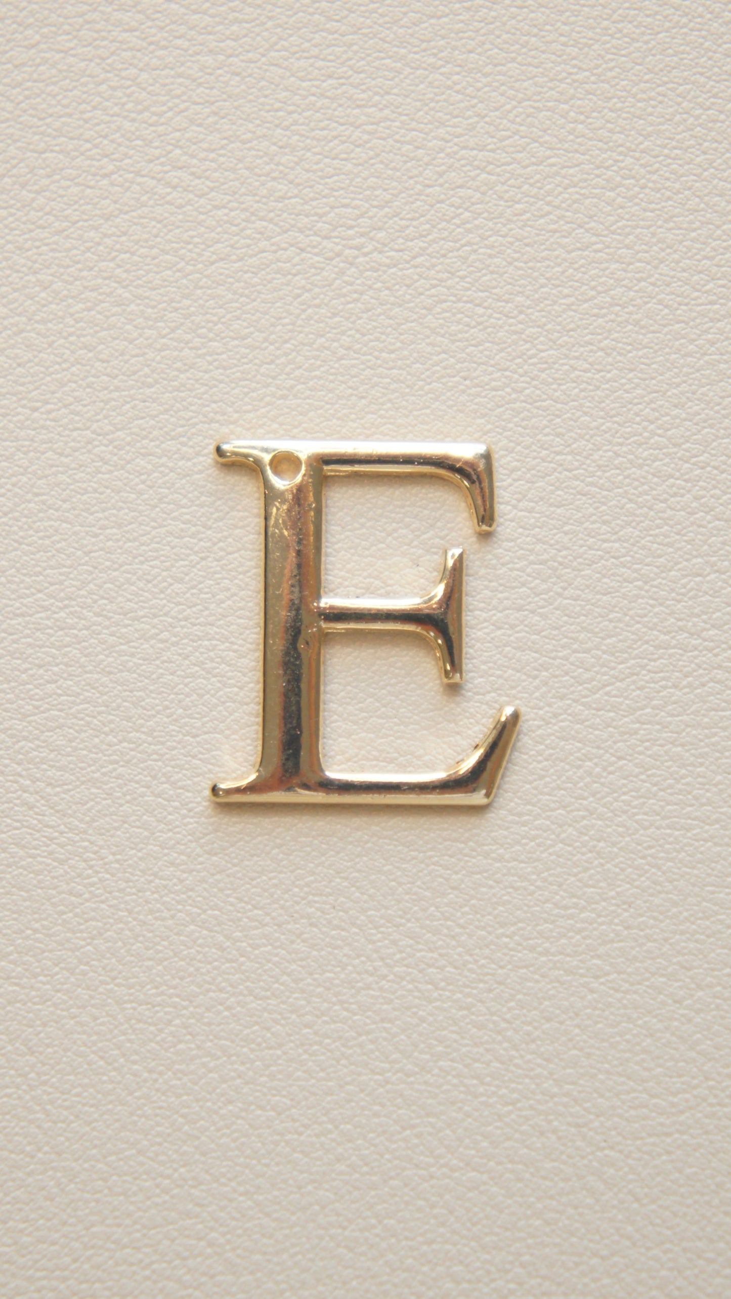 Large Flat Gold Initial