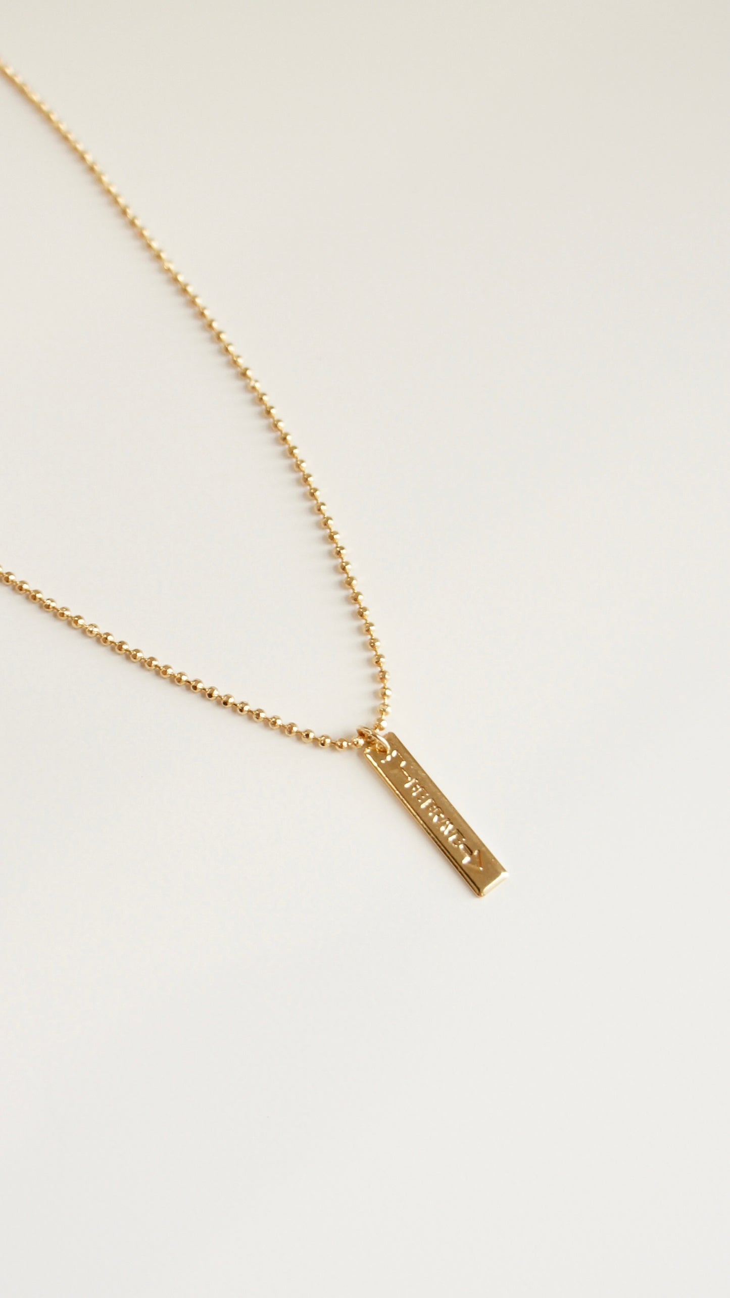 Dainty Believe Necklace