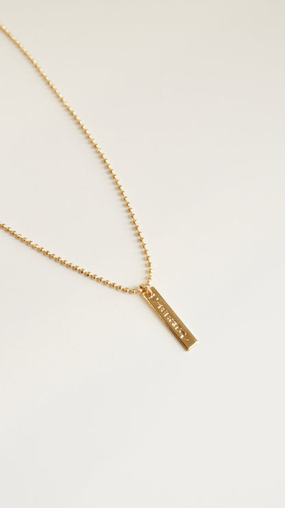 Dainty Believe Necklace