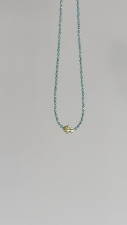 Hamsa Beaded Necklace