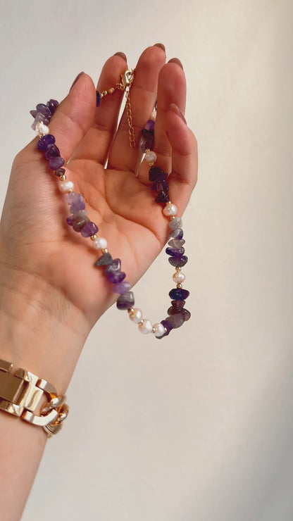 Marina Purple Necklace